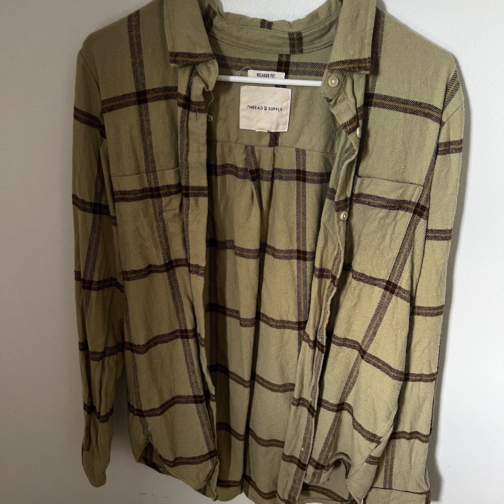 Thread & Supply Button Down Flannel - image 1